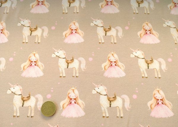 Belle jersey with princess and unicorn for children by Hilco